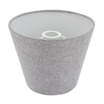 Bedside Small Lampshade Sturdy Lamp Shade 15x14cm Grey
