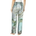thumbnail image 3 of Junzan Vintage Rose1 Women'S Pajama Pants Drawstring Comfy Sleep Bottoms With Pockets, 3 of 9