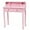 Pink, variant on Costway Writing Desk Makeup Vanity Table Home Office Computer Desk 4 Drawer Black
