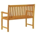 thumbnail image 3 of vidaXL Garden Bench 110 cm Solid Acacia Wood, 3 of 4