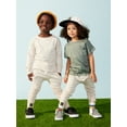 thumbnail image 3 of Little Star 100% Organic Cotton 2Pc Toddler Boy Sweatshirt & Pant Set, 3 of 10