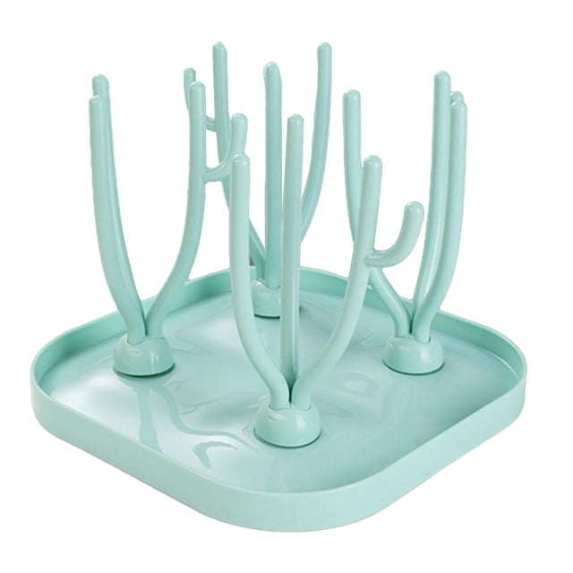 Estante De Secado De Biberones De Plástico Desmontable, Escurridor De Biberones, Estante De Secado, Taza De Alimentación, Chupete, Estante De Almacenamiento Para Pezones seitruly BA001248-01