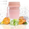 thumbnail image 3 of Portable Blender 300ML Electric Smoothie Blender 2/10 Blades Personal Blender Mini Juicer Cup 1500mAh USB Rechargeable Personal Fruit Mixer Auto-off for Travel Office Gym Kitchen, 3 of 11