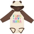 thumbnail image 3 of Inktastic I Love My Nana Grandkids Girls Long Sleeve Baby Bodysuit, 3 of 5