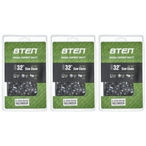 Full Chisel Chainsaw Chain 32 inch .063 3/8 105DL for Husqvarna Poulan 3 Pack 810-CCC2332H