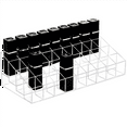 thumbnail image 2 of 72 Grid Transparent Acrylic Lipstick Storage Rack Cosmetic Display Rack, 2 of 4
