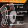 thumbnail image 4 of Hinged Knee Brace with Side Stabilizers Adjustable Knee Compression Sleeve Relieves Meniscus Tear,ACL,MCL,Knee Support and Knee Pain Relief,Men & Wome, 4 of 5