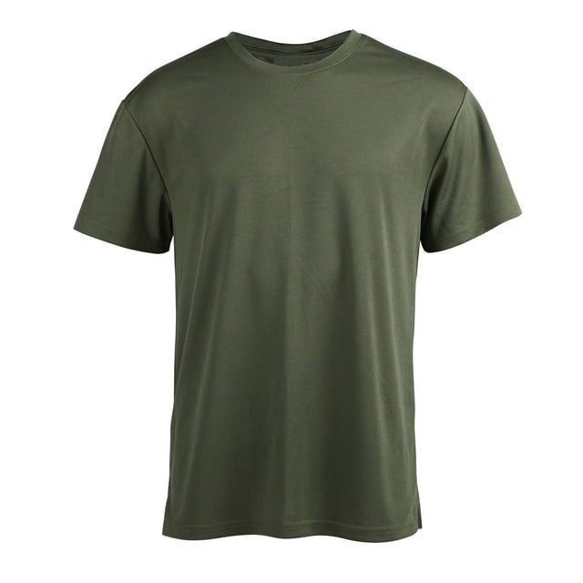 cfhntfmh T-Shirts de Gym à Manches Courtes pour Hommes Été Séchage Rapide Col Rond T-Shirt de Sport Solide Respirant T-Shirts de Course