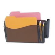 Universal Unbreakable 4-in-1 Wall File, Two Pocket, Plastic, Smoke -UNV08141