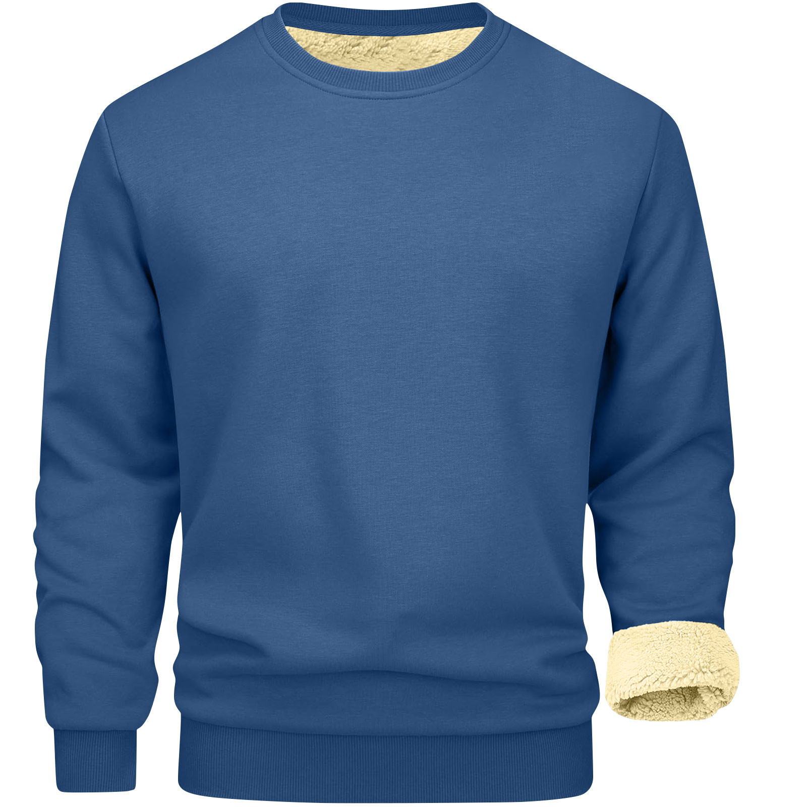 Sweat-shirt Molleton Pour Homme - Confort Et Style Pour L'automne Et L'hiver !