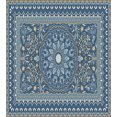 thumbnail image 3 of Antique Oriental Duvet Cover Set, Intricate Eastern Floral Persian Like Motif, Decorative 3 Piece Bedding Set with 2 Pillow Shams, Queen Size, Grey Teal Blue Grey, by Ambesonne, 3 of 3