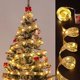 thumbnail image 2 of Cinta de luces de hadas para decoración navideña, adornos para árboles de Navidad para el hogar, lazos de luces de cadena, Navidad Natal, Año Nuevo 2023, 2 of 5