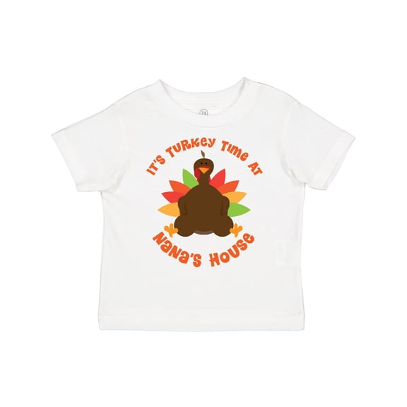 Inktastic Thanksgiving Turkey Nana Boys or Girls Toddler T-Shirt