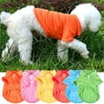 thumbnail image 3 of Walbest Solid Dog Tshirts Shirts Pet Puppy T Shirt Clothes Outfit Apparel Coats Tops (Blue L), 3 of 7