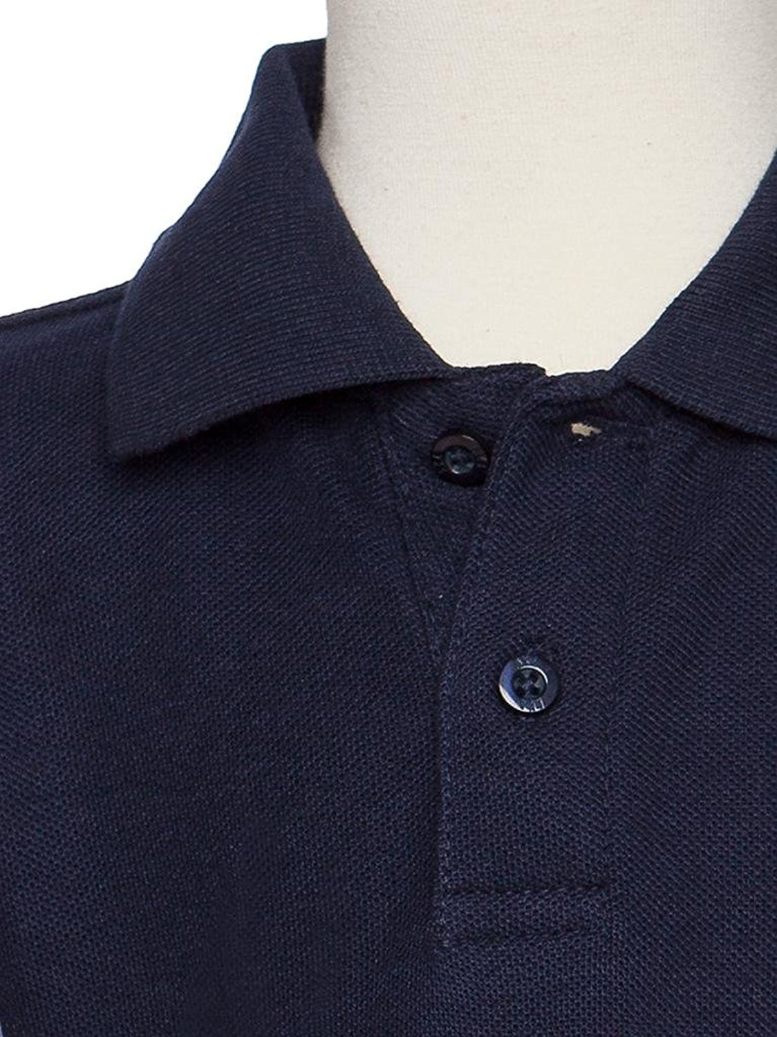 AKA Boys Wrinkle Free Polo Shirt Short Sleeve Pique Chambray Collar Comfortable Quality Coral 10