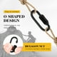 thumbnail image 2 of 8PCS Cadena Enlaces de Cadena Acero Inoxidable Mosquetón Pesado Clips Clips Camping Camping Mosquetones, 2 of 8