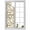 Beige, variant on Entwined Vine Window Privacy Film, Vintage Rustic Floral Yellow Blue Flower Green Leaf Frosted Glass Window Clings Static Cling UV Heat Blocking Reusable Door Sticker for Bathroom 17.7 x 39.3 Inch