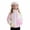 Multicolor, variant on Zpanxa Fleece Jacket Girls Kids Solid Stand Collar Coral Fleece Zip Liner Jacket Toddler Girls Soft Warm Spring Fall Inner Coat