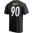 thumbnail image 3 of Men's T.J. Watt Black Pittsburgh Steelers Player Icon Name & Number T-Shirt, 3 of 3