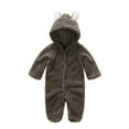 thumbnail image 3 of Baby Girl Boy Outfit Long Sleeve Animal Style Thick Warm Climbing Romper jumpsuit Onesie Cute Clothes For 9-12 Months, 3 of 9
