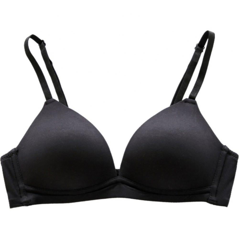 Buy PrettyCat Padded Wired Front Closure Push-Up Bra - Black at Rs.494  online