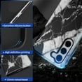 thumbnail image 5 of FKBRCL4U Compatible with Samsung Galaxy S24 FE Case Black and White Marble Pattern for Girl Full Body Design Soft Silicone Drop Shock Scratch Protection, 5 of 7
