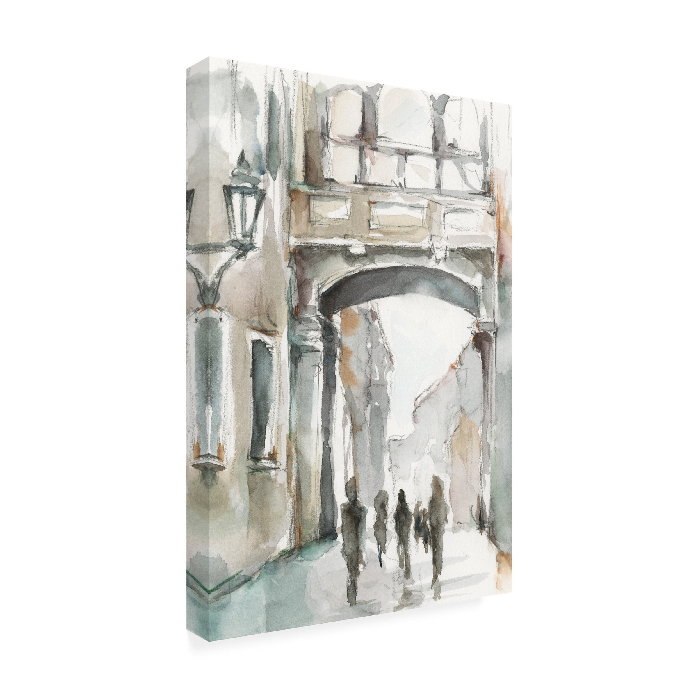 Ethan Harper 'Watercolor Arch Studies I' Canvas Art