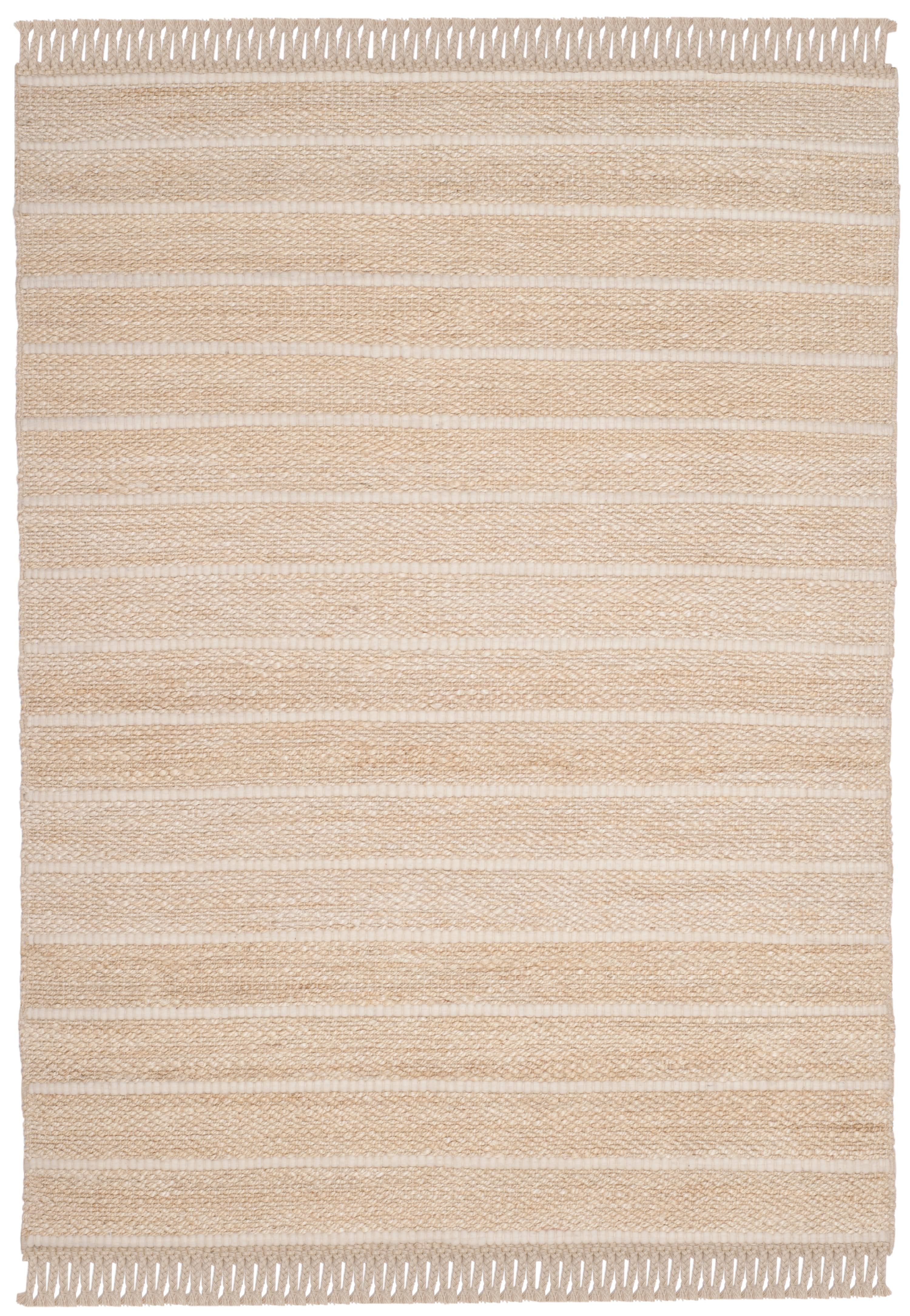 SAFAVIEH Natural Fiber Carrie Braided Area Rug, Ivory, 5' x 8'