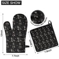 thumbnail image 6 of Schnauzer Dog Kitchen Oven Mitt and Pot Holder Sets 4 Pcs for Baking, Cooking and Grilling, Heat Resistant Up To 392 °F, 6 of 7
