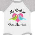 thumbnail image 4 of Inktastic Budgie Parakeet Budgerigar Pet Girls Baby Bodysuit, 4 of 5