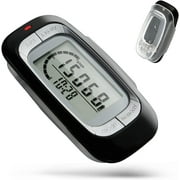 3D Pedometer for Walking - Accurate Step Counter with LED Backlight