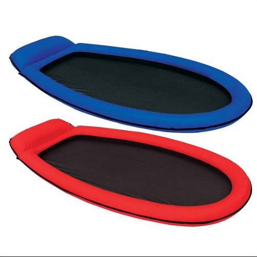 INTEX Inflatable Mesh Lounge Floating Raft w/ Headrest (Colors Vary)