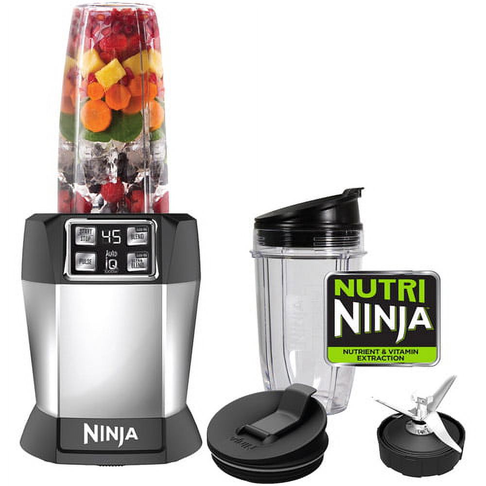 Ninja BL480 Nutri Auto-iQ Blender, Silver BL480 - image 3 of 10