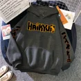 thumbnail image 3 of Sudaderas con capucha de Anime japonés Haikyuu para hombre, sudaderas con estampado de Manga, sudaderas de lana de Hip Hop, jerséis de cuello redondo, ropa linda, nueva moda, 3 of 5
