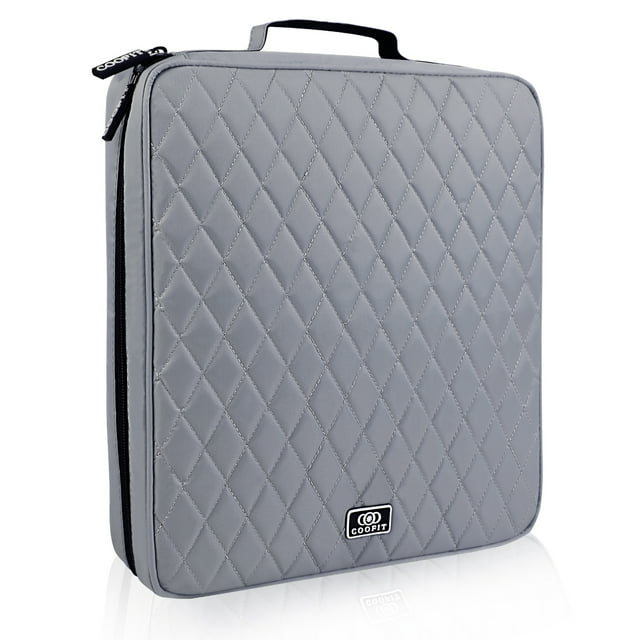Coofit CD Case 160 Capacity Nylon Heavy Duty DVD Holder CD Organizer CD Storage Case