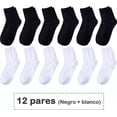 thumbnail image 1 of Calcetines Vestir Caballero Algodón Colores Moda 12 Pares, 1 of 8