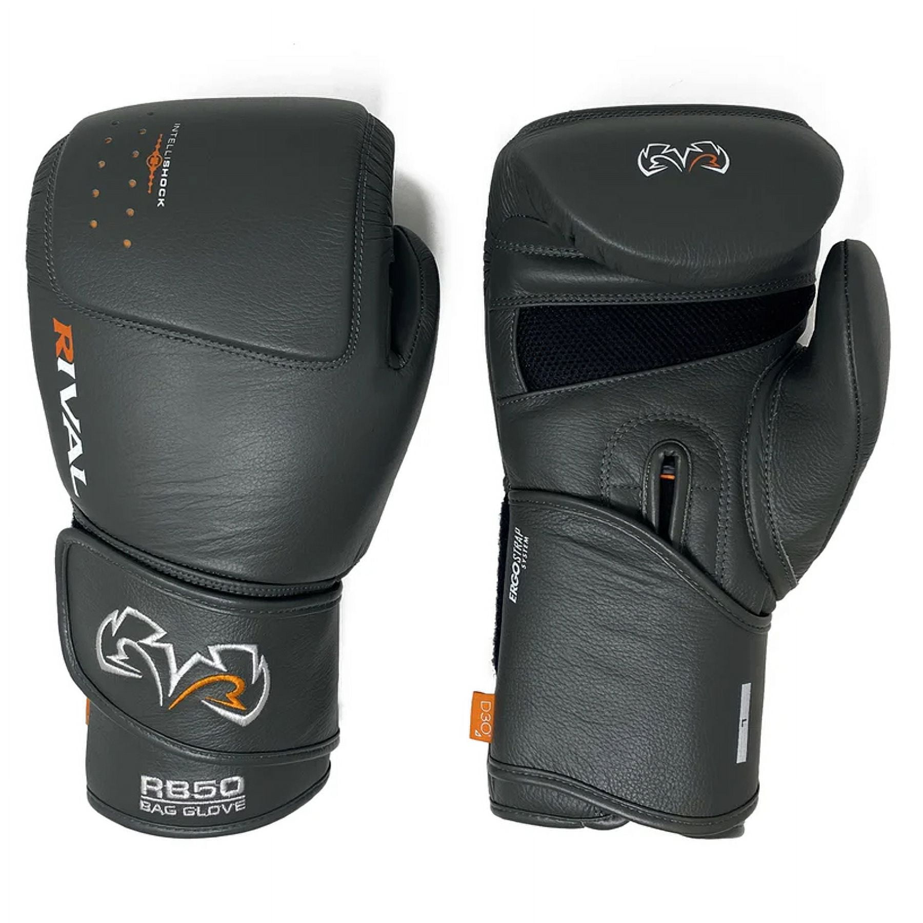 Rival Boxing RB50 Intelli-Shock Compact Bag Gloves - Small - White
