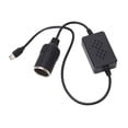 thumbnail image 2 of Dash Cam Power Cable, 12V Car Cigar Lighter Socket Adapter Power Cable Cord  for Dash Cam GPS Car Led Light Strips Automotive Electronics, 2 of 8