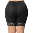 thumbnail image 2 of Women Plus Size Lace Safety Pants Mid Wast Elastic Trunks, 2 of 6