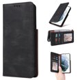 thumbnail image 1 of Galaxy S22 Plus Case with Stand, Allytech Premium Slim PU Leather & Inner TPU Bumper Shockproof Card Slots Folio Book Kickstand Women Men Wallet Case for Samsung Galaxy S22 Plus 6.6" 5G 2022, Black, 1 of 2