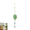 Green, variant on 1PC Rainbow Maker Crystal Suncatcher, Sun Catcher with Chain Leaf Pendant, Whimsical Boho Decor with Teardrop Crystal for Bedroom & Porch Purple