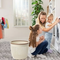 2025 New Storage Baskets Savings Up to 65% off Portable Dirty Clothes Basket Dirty Clothes Storage Basket Large Clothes Rack Laundry Basket Bathroom Hollow Dirty Clothes Basket - Coffee