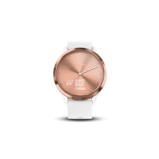 Garmin Lily™ Fitness Smartwatch, Rose Gold Bezel, Light Sand Case