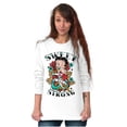 thumbnail image 3 of Betty Boop Sweet Strong Anchor Tattoo Women's Long Sleeve T Shirt Brisco Brands X, 3 of 5