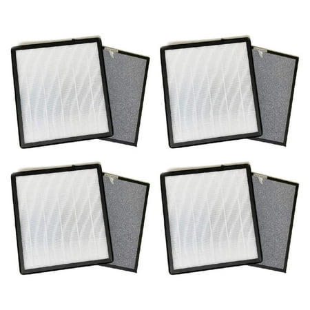 

HEPA Activated Carbon Filter Replacement Set Compatible with HSP001 Smart HEPA Air Purifier 5-in-1 4 Set of 2 Filters