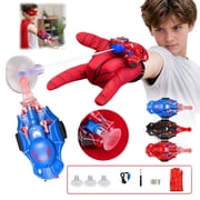 Spider Web Launcher String Shooter Toy | Influencers Picks Spider Role-Play Cool Stuff Electric retractable Rechargeable Premium Packaging (Blue)