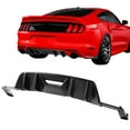 thumbnail image 3 of Ikon Motorsports Compatible with 15-17 Ford Mustang Rear Bumper Lip Diffuser HN Style Unpainted PP, 3 of 8