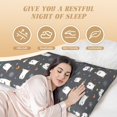 thumbnail image 4 of Lsque Lovely Penguin Body Pillow Case Cover,Ultra-Soft Microfiber Bed Pillow Cases 20x54 inches,Elegant Bedding,Breathable Durable Pillow Cover with Envelope Closure, 4 of 8