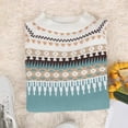 thumbnail image 7 of Edvintorg Women's Sweaters Crew Neck Long Sleeve Loose Casual Knit Pullover Top Plus Size Women Clothes S-3XL Blue, 7 of 7