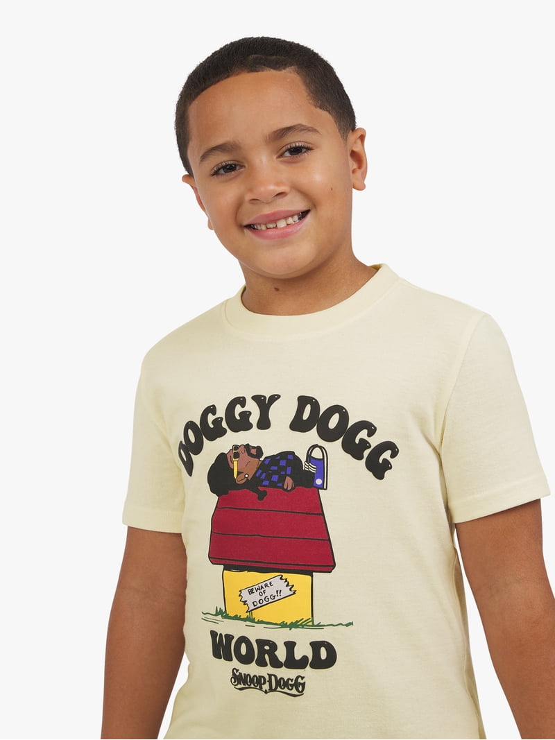 Dogg Supply Boys Short Sleeve Doggy Dogg World Graphic T-Shirt